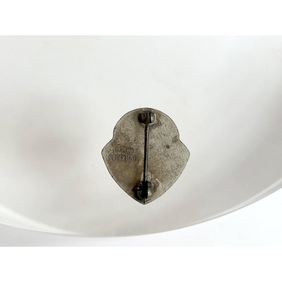 Sterling "Service to Humanity Boone Memorial Hospital" Vintage Brooch Lapel Pin - Picture 6 of 8